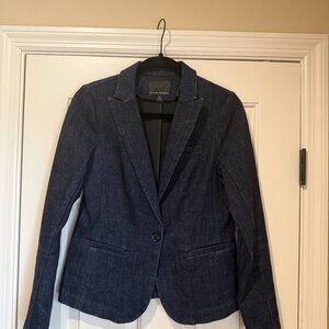 Banana Republic Womens Dark Denim Blazer